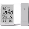 SENCOR Multifunktionsstation SWS 2300 W - Wetterstation mit Uhr, Wecker und Außensensor