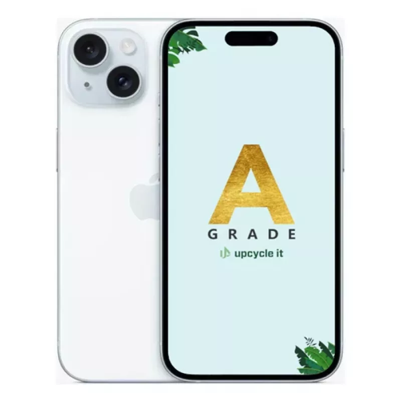 UPCYCLE IT Apple iPhone 15 128GB Schwarz Generalüberholt Grad A