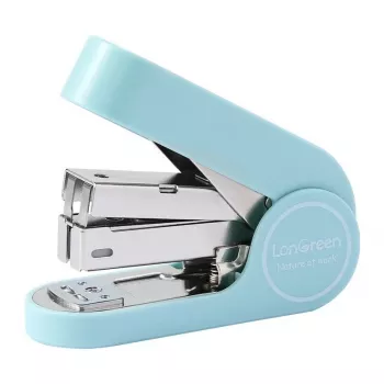 Deli LonGreen EM416 Blauer Hefter bis 25 Blatt