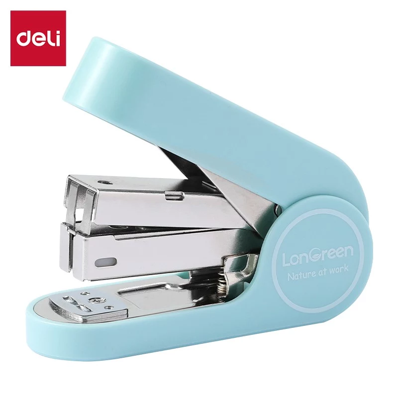 Deli LonGreen EM416 Blauer Hefter bis 25 Blatt