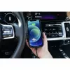 ANSMANN WiLine 15 Kabellose Auto-Ladehalterung - 15W Qi-Schnellladung, automatische Klemmung, 360°-Drehung, Schwarz