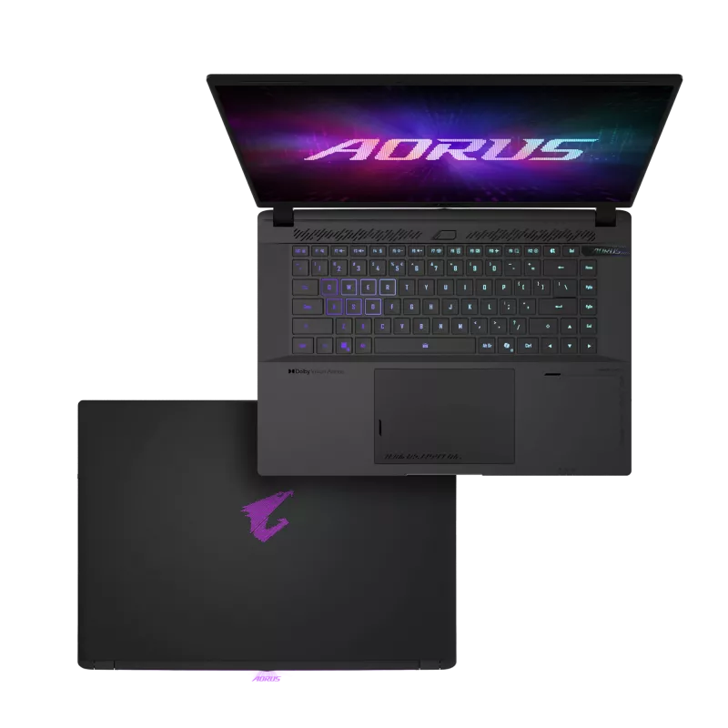 Gigabyte AORUS MASTER 16 6XJM4EEE64SP 16 Zoll QHD+ Gaming-Laptop, AMD Ryzen 9 9955HX3D, 64GB DDR5, 2TB NVMe SSD, NVIDIA GeForce RTX 5070 Ti, Windows 11 Home, Englische Tastatur, 2 Jahre Garantie, Schwarz