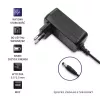 Qoltec Steckernetzteil 30W 15V 2A 5,5x2,5mm Schwarz