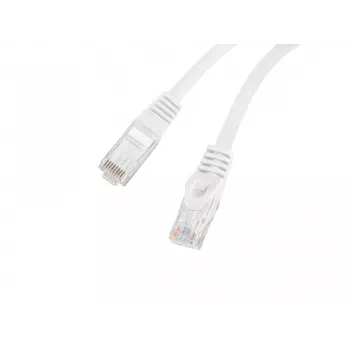 LANBERG Cat.6 UTP LSZH CU Patchkabel 20m Weiß Fluke Passed