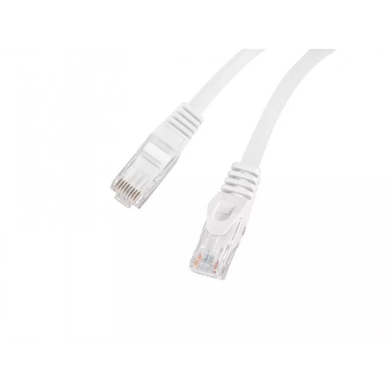 LANBERG Cat.6 UTP LSZH CU Patchkabel 20m Weiß Fluke Passed