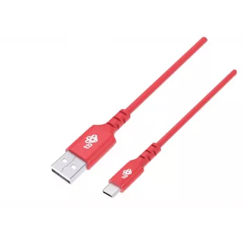 TB USB-C auf USB-C Kabel 1m Rot 100W PD Schnellladung & Datensynchronisation