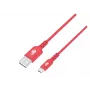 TB USB-C auf USB-C Kabel 1m Rot 100W PD Schnellladung & Datensynchronisation