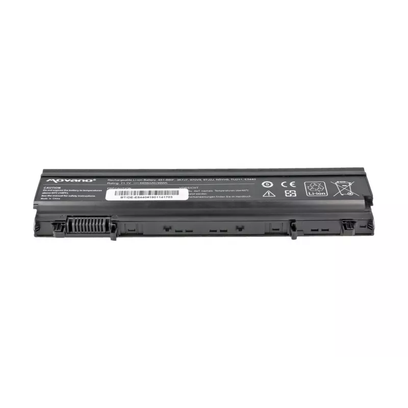 MOVANO Akku VV0NF N5YH9 für Dell Latitude E5440 E5540 - 4400 mAh (49 Wh)