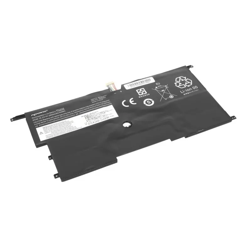 MOVANO Akku für Lenovo ThinkPad X1 Carbon Gen 2/3 - 2800 mAh (43 Wh)
