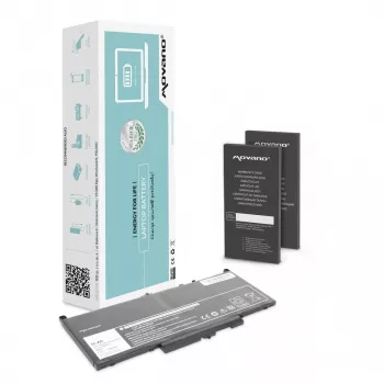 MOVANO Akku J60J5 GG4FM MC34Y für Dell E7270 E7470 - 7200 mAh (55 Wh)