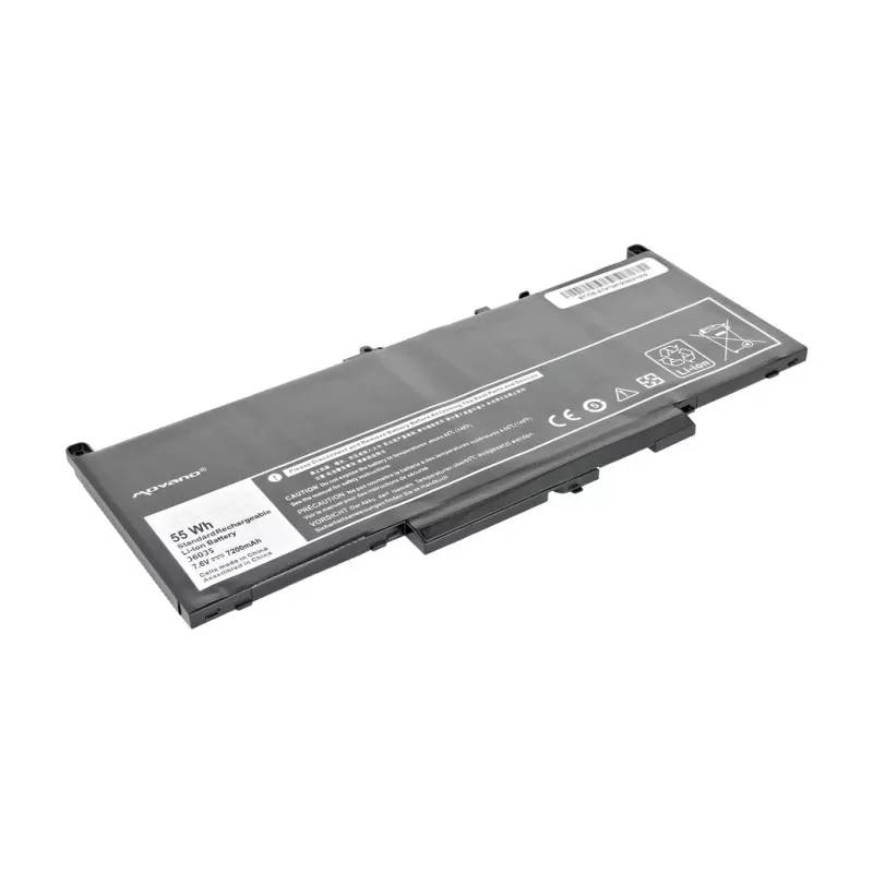 MOVANO Akku J60J5 GG4FM MC34Y für Dell E7270 E7470 - 7200 mAh (55 Wh)