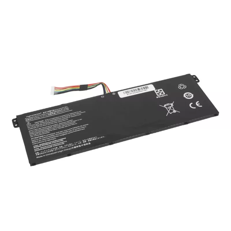 MITSU Akku AC14B13J AC14B18J für Acer Aspire ES1 V3 - 3600 mAh (41 Wh)