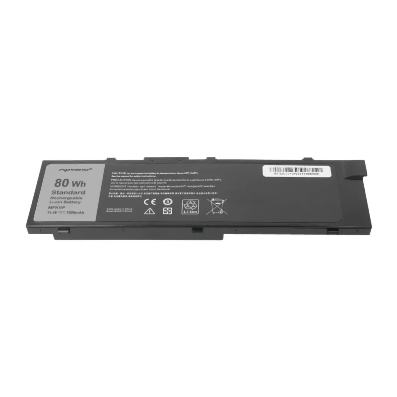 MOVANO Akku MFKVP für Dell Precision 15 7510 17 7710 - 7000 mAh (80 Wh)