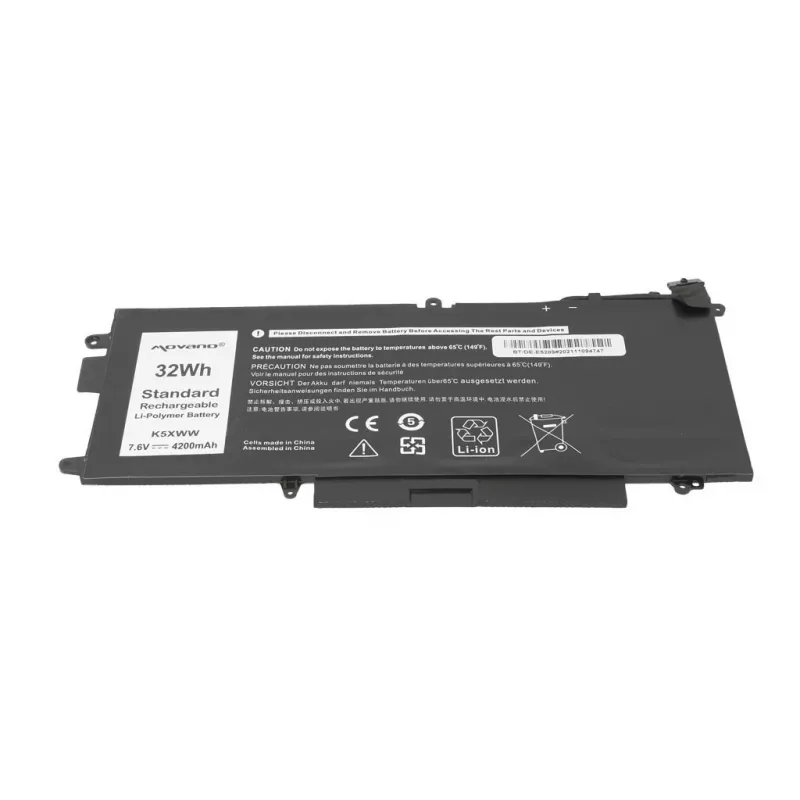 MOVANO Akku K5XWW für Dell Latitude 5289 7390 2-in-1 - 4200 mAh (32 Wh)
