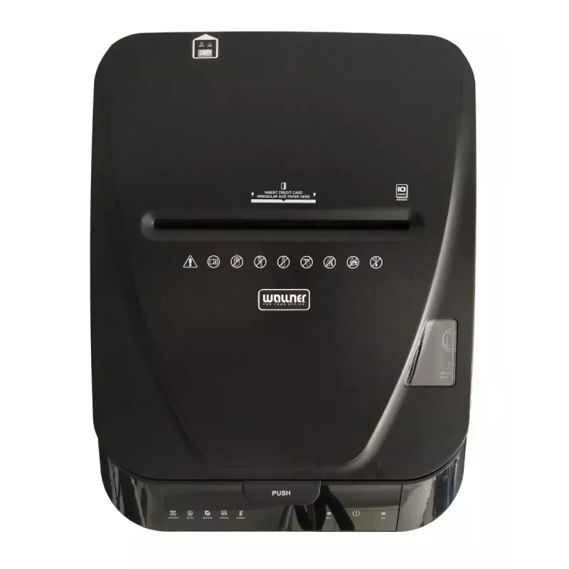 WALLNER Aktenvernichter AF160 C4 Cross-Cut, 160 Blatt automatischer Einzug, Sicherheitsstufe P-4, 30 L Behälter