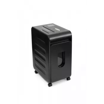 WALLNER Aktenvernichter MR 2212 C4 Partikelschnitt, 12 Blatt, 20L, Schwarz