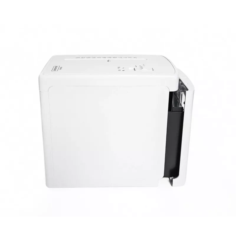 WALLNER Aktenvernichter EF910 C4 Cross-Cut Papierschredder, 6 Blatt, 10 L Behälter, Schwarz