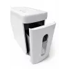 WALLNER Aktenvernichter EF910 C4 Cross-Cut Papierschredder, 6 Blatt, 10 L Behälter, Schwarz
