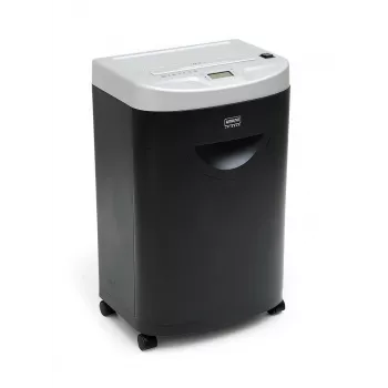 WALLNER Aktenvernichter JP 830C Cross-Cut Papierschredder, 8 Blatt, 15L, Schwarz