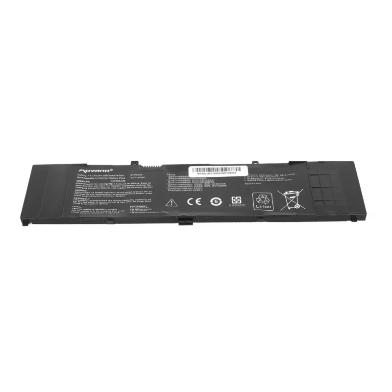 MOVANO Akku B31N1535 für Asus Zenbook UX310UA UX410UA - 3900 mAh (44 Wh)