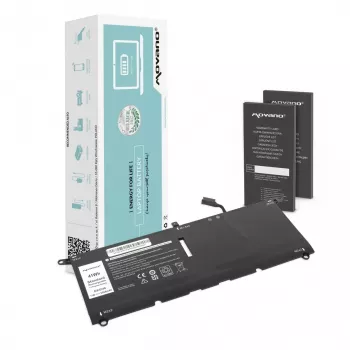 MOVANO Akku DXGH8 G8VCF für Dell XPS 13 9370 9380 - 5500 mAh (41 Wh)