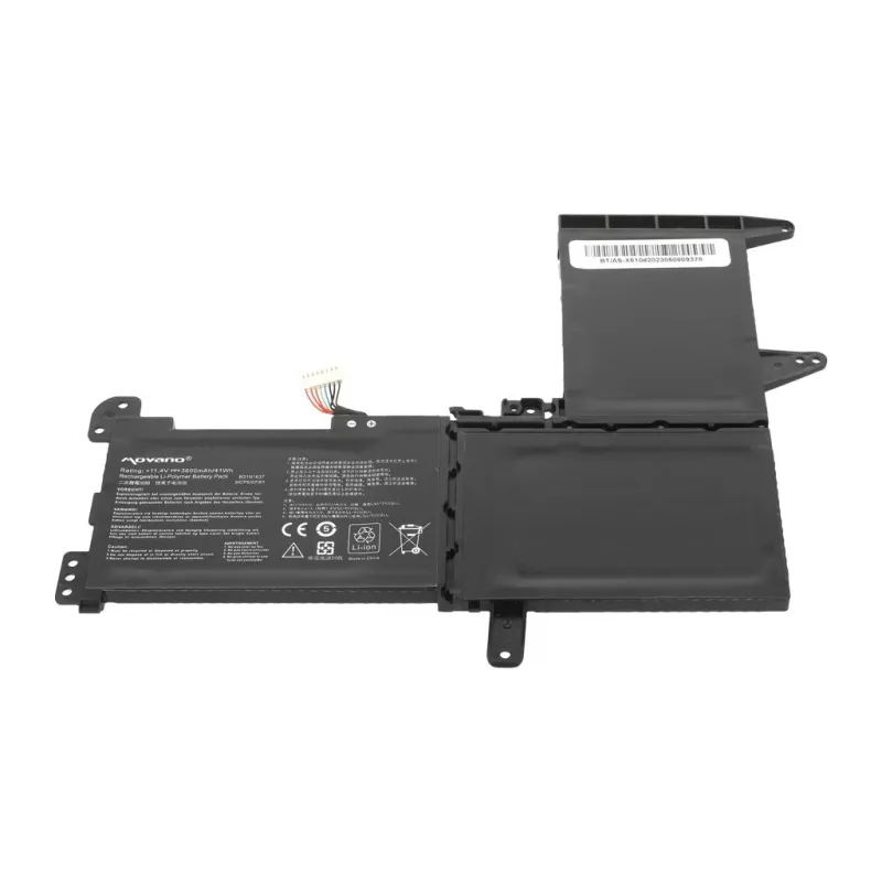 MOVANO Akku B31N1637 für Asus VivoBook S15 S510 F510 - 3600 mAh (41 Wh)
