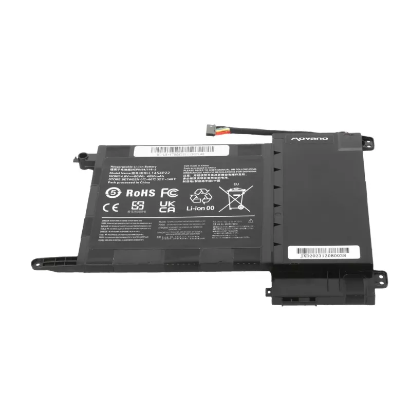 MOVANO Akku L14S4P22 für Lenovo IdeaPad Y700-15ISK Y700 - 4050 mAh (60 Wh)