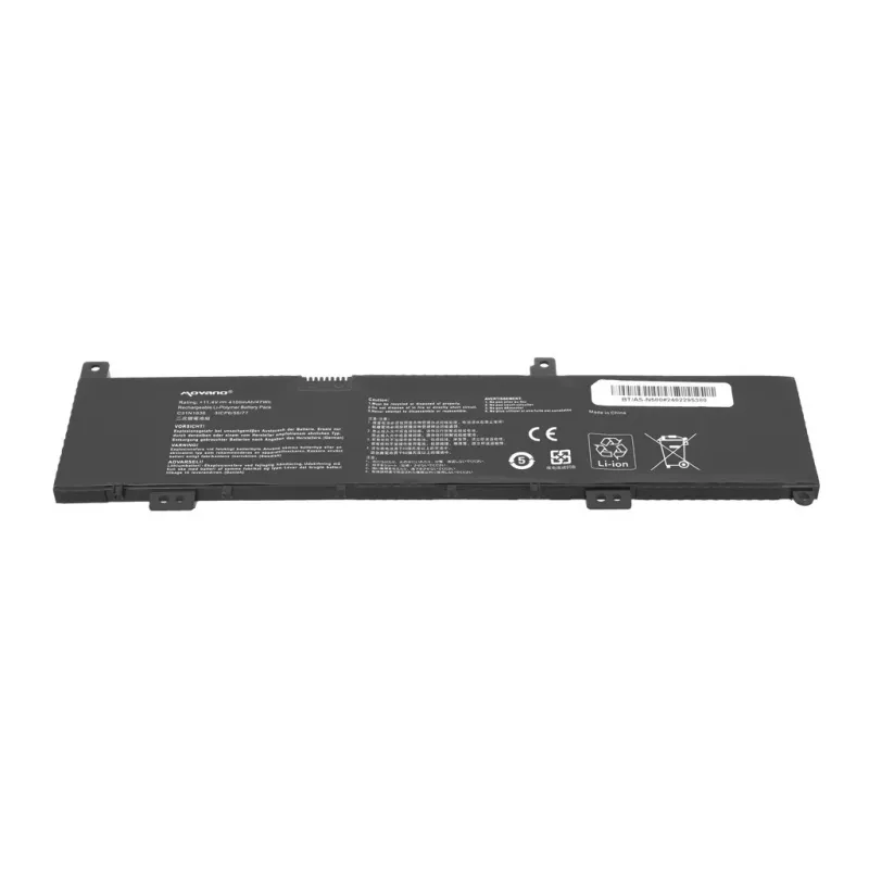 MOVANO Akku C31N1636 für Asus VivoBook X580 X580VD X580VN N580VN N580VD - 4100 mAh (47 Wh)
