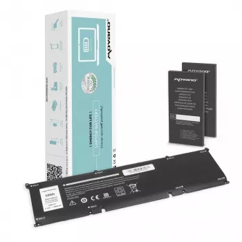MOVANO Akku 69KF2 für Dell Alienware M17 M15 R3 R4 Precision 5550 XPS 9500 9510 - 6000 mAh (69 Wh)
