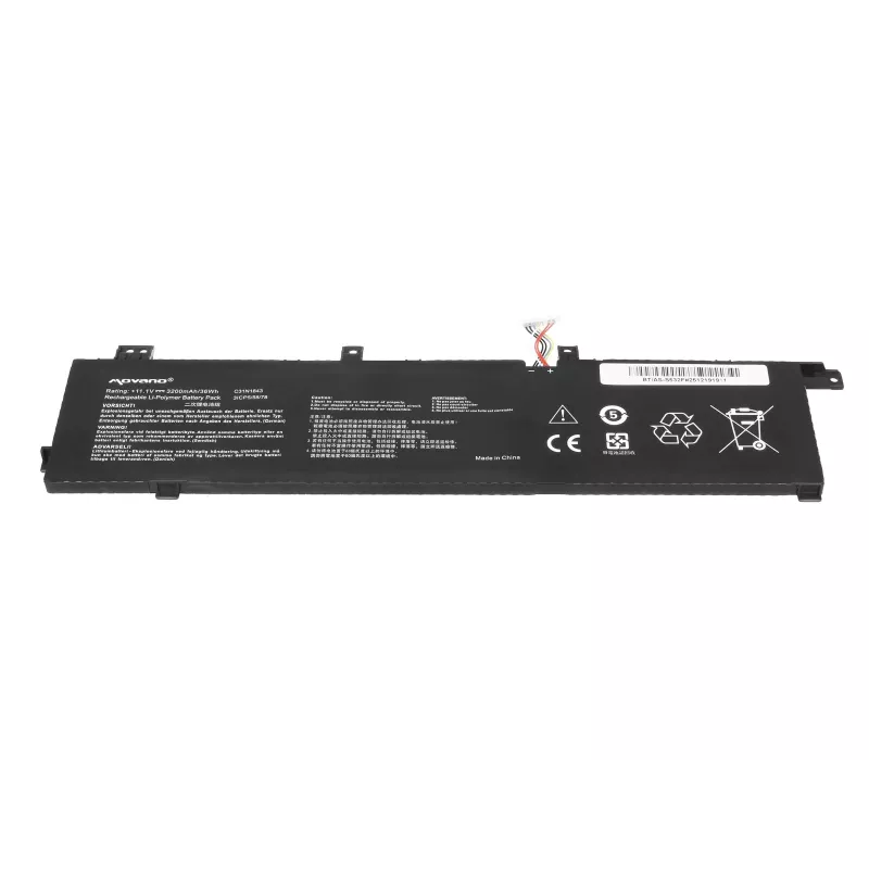 MOVANO Akku C31N1843 für Asus VivoBook S432F S432FA S432FL S532F S532FA S532FL - 3200 mAh (36 Wh)