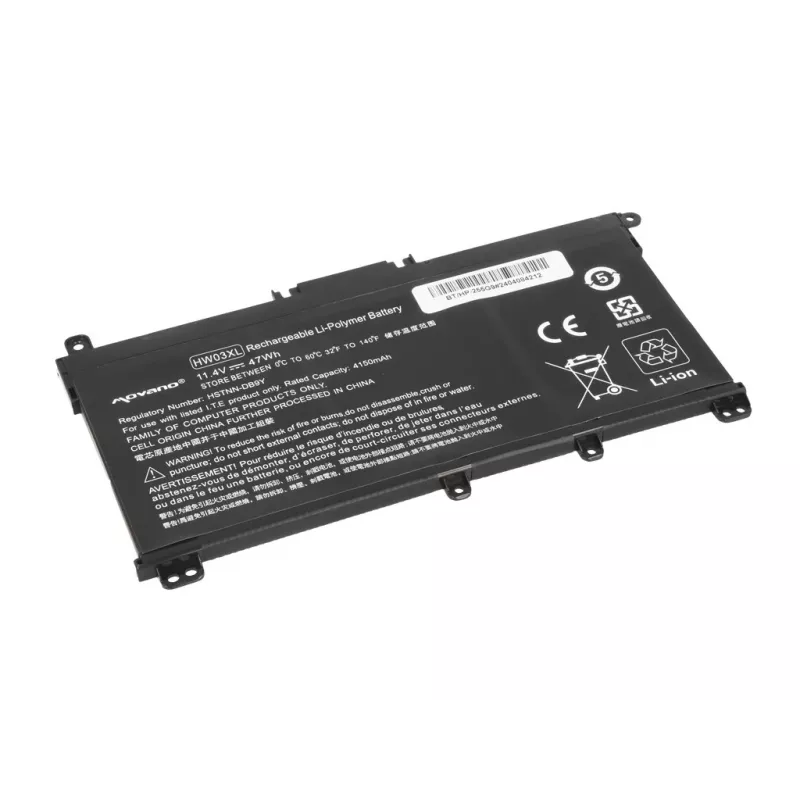 MOVANO Akku HW03XL für HP Pavilion 15-EG, 15-EH, 17-CN, 17-CP Serie - 4150 mAh (47 Wh)