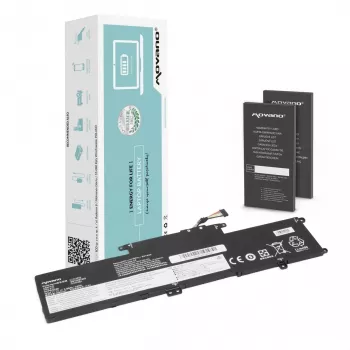 MOVANO Akku L17L3P53 für Lenovo ThinkPad Yoga L380 L390 - 3990 mAh (44 Wh)