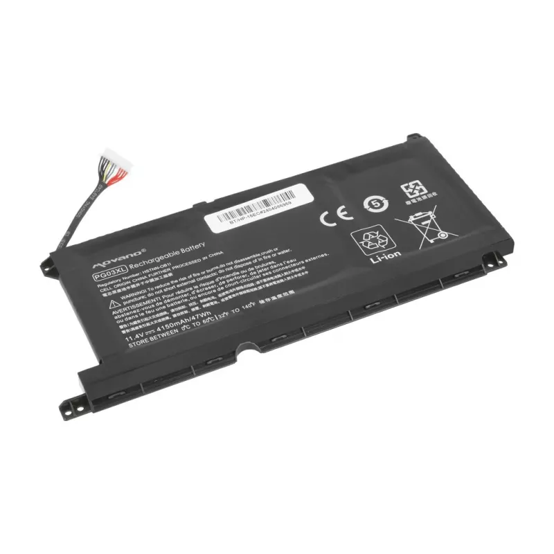 MOVANO Akku PG03XL für HP 15-DH 15-EC 15-DK 16-A - 4150 mAh (47 Wh)