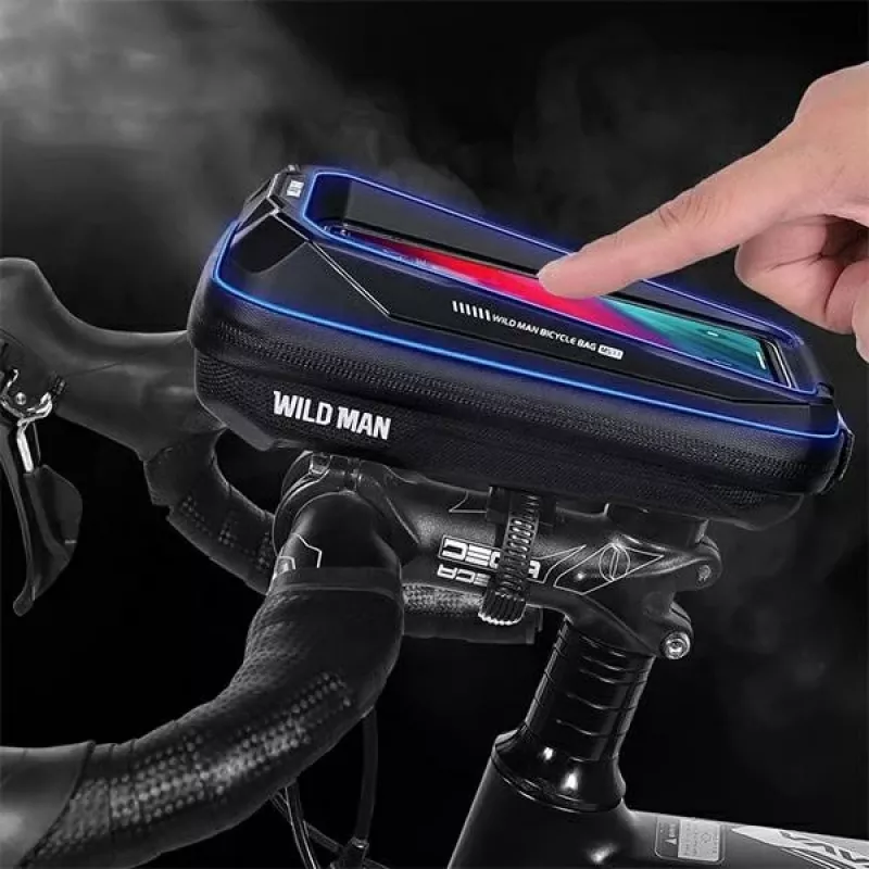 WILDMAN MS33 Fahrrad-Oberrohrtasche 0,6L Schwarz