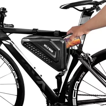 WILDMAN ES19 1L Fahrrad-Oberrohrtasche Schwarz