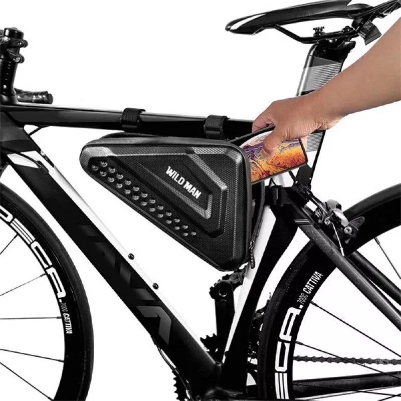 WILDMAN ES19 1L Fahrrad-Oberrohrtasche Schwarz