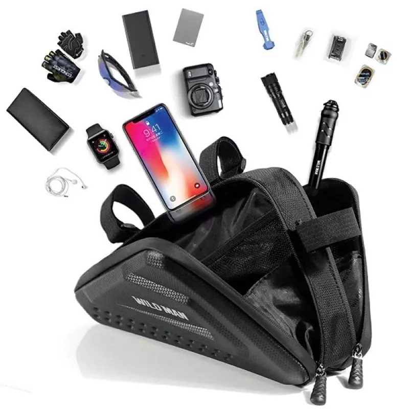 WILDMAN ES19 1L Fahrrad-Oberrohrtasche Schwarz