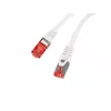 LANBERG Cat.6 S/FTP LSZH Patchkabel 20m Weiß Fluke Passed