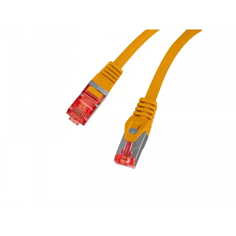 LANBERG Cat.6 S/FTP LSZH Patchkabel 20m Orange Fluke Passed