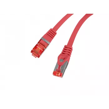 LANBERG Cat.6 S/FTP LSZH Patchkabel 20m Rot Fluke Passed