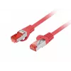 LANBERG Cat.6 S/FTP LSZH Patchkabel 20m Rot Fluke Passed