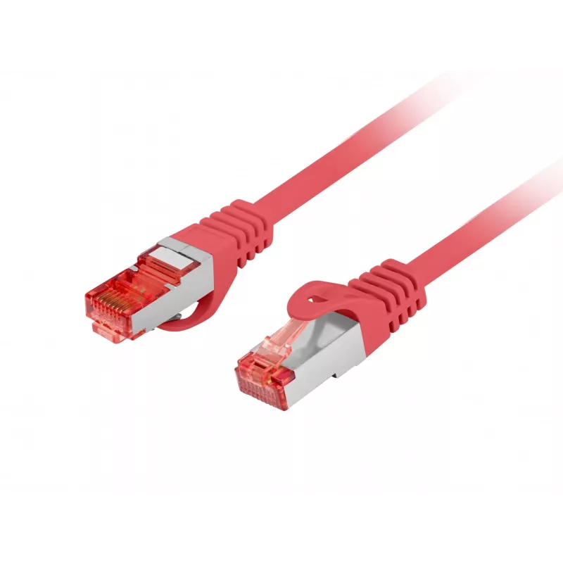 LANBERG Cat.6 S/FTP LSZH Patchkabel 20m Rot Fluke Passed