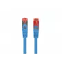 LANBERG Cat.6 S/FTP LSZH Patchkabel 20m Blau Fluke Passed