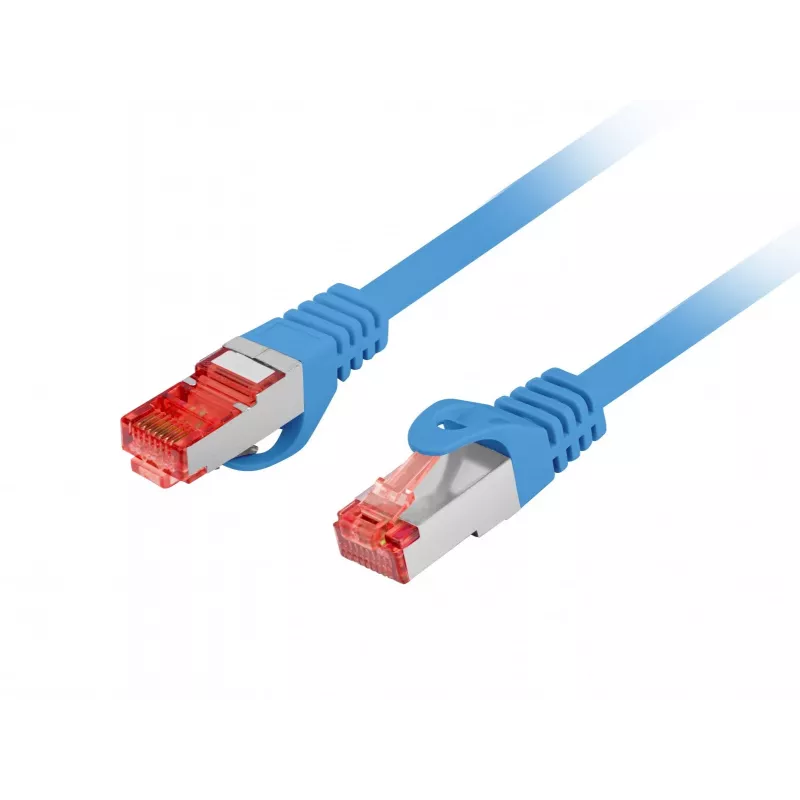 LANBERG Cat.6 S/FTP LSZH Patchkabel 20m Blau Fluke Passed