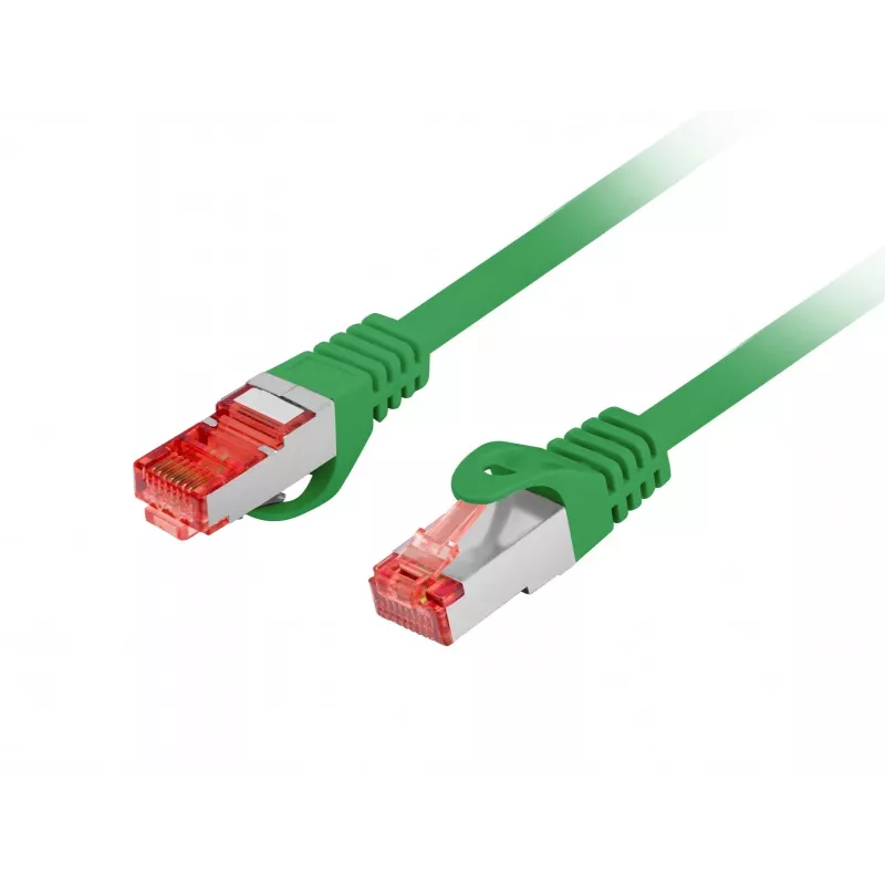 LANBERG Cat.6 S/FTP LSZH Patchkabel 20m Grün Fluke Passed