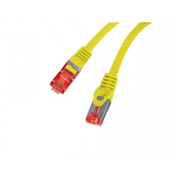 LANBERG Cat.6 S/FTP LSZH Patchkabel 20m Gelb Fluke Passed
