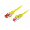 LANBERG Cat.6 S/FTP LSZH Patchkabel 20m Gelb Fluke Passed