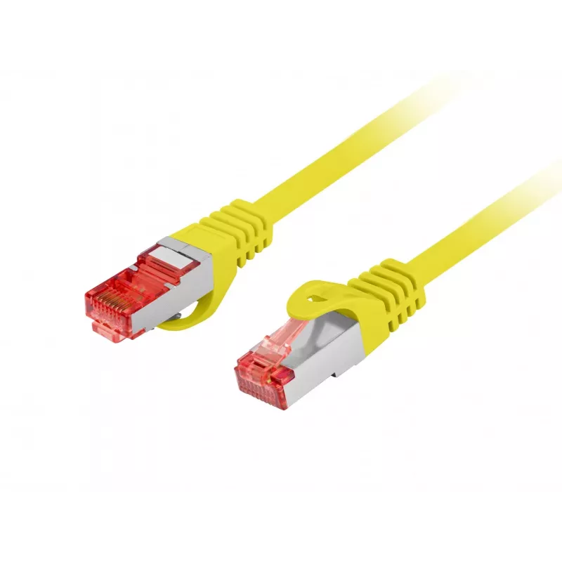 LANBERG Cat.6 S/FTP LSZH Patchkabel 20m Gelb Fluke Passed