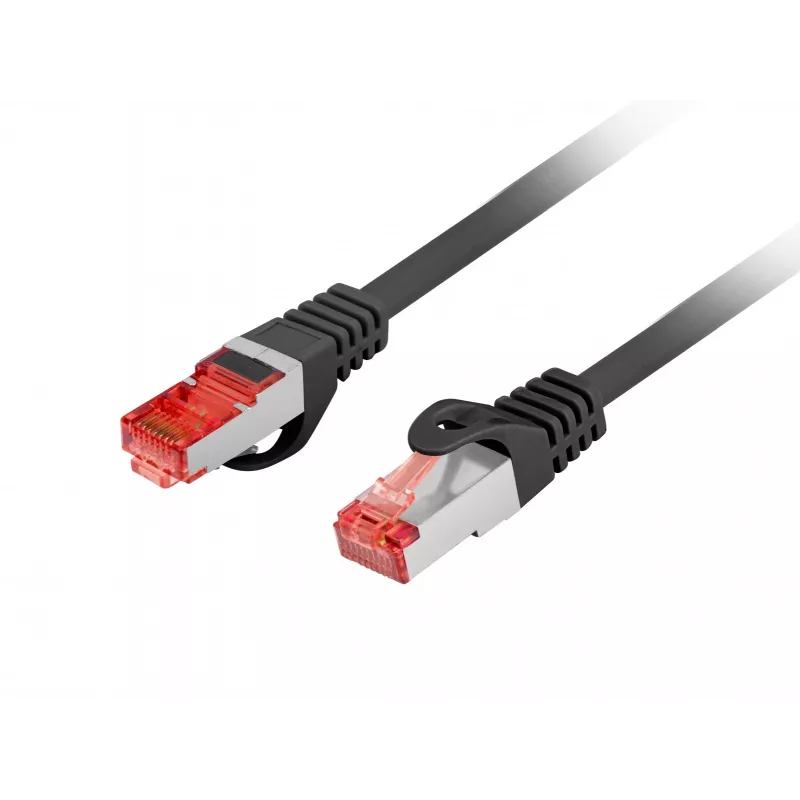 LANBERG Cat.6 S/FTP LSZH Patchkabel 20m Schwarz Fluke Passed