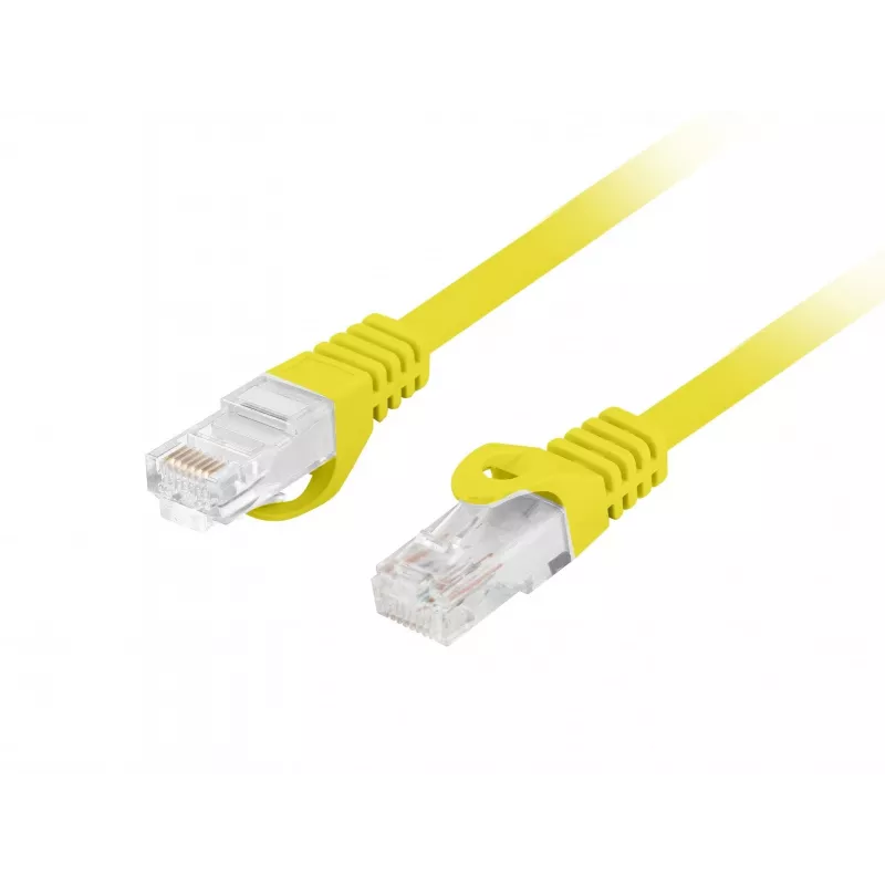LANBERG Cat.6 UTP LSZH Patchkabel 20m Gelb Fluke Passed